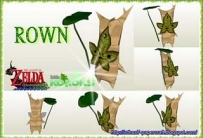 Zelda Papercraft - Korok "Rown"