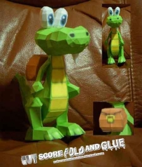 Croc Papercraft