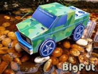 BigFut - Camouflage Version Papercraft