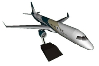 Embraer Lineage 1000 Jet Papercraft