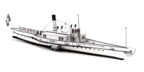 Dampfschiff Rigi Steamboat Papercraft (The Flying Swiss)