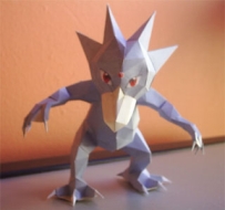 Pokemon Papercraft - Golduck 哥達鴨