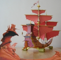 Fantasy Papercraft - Terrestial Voyager