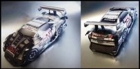 ZENT CERUMO SC430 Papercraft Car