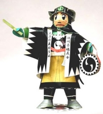 Samurai Papercraft - Ako Drum Player