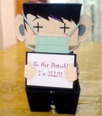 Do Not Disturb! Papertoy