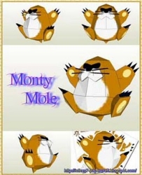 【Mario】Monty Mole 2