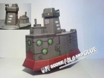 Mega Man Legends - Spotter Boat Papercraft 洛克人