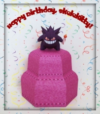 Mini Gengar Cake 耿鬼