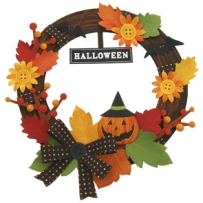 萬聖節花圈/halloween-wreath