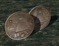 National Treasure - Masonic Medallion Papercraft