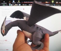 黑暗洛奇亞：神奇寶貝Pokemon Papercraft - Shadow Lugia