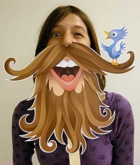 Twitter Beard Paper Mask