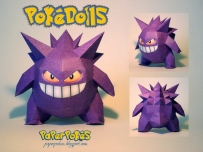 PAPERPOKES-GENGAR DOLL 耿鬼