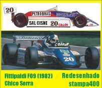 FITTIPALDI F9 (1982) CHICO SERRA