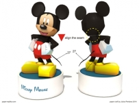 Mickey Mouse Paper Craft