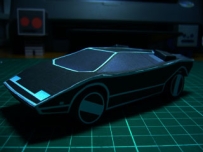 Automan Car Papercraft "Cursor"