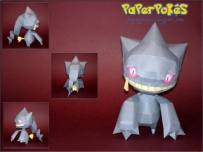 Pokemon Papercraft - Banette 詛咒娃娃