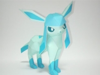 Pokemon Papercraft - Glaceon 冰精靈