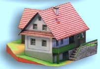 East Bohemia House Papercrafts