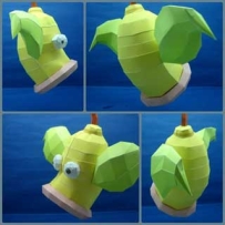 Pokemon Weepinbell Papercraft 口呆花